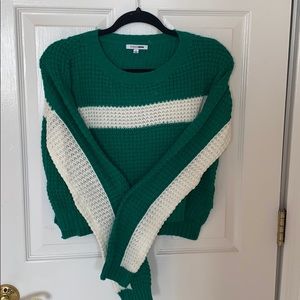 Green crop nova sweater